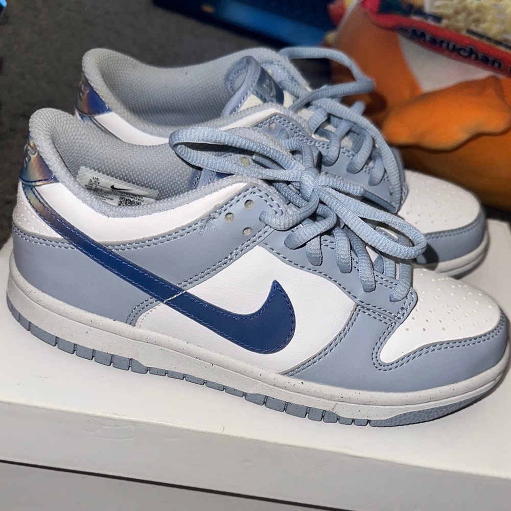 Nike Kids Blue and White Sneakers